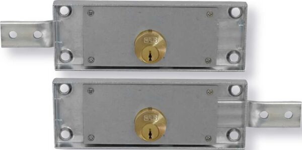 Serrature per serranda coppia dx/sx catenaccio piegato Wally