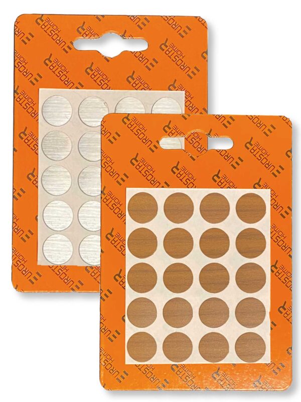 Copriforo adesivo 13mm. in blister da 20pz.