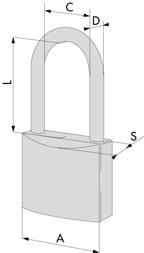 Lucchetto Arco Lungo Cisa - immagine 2