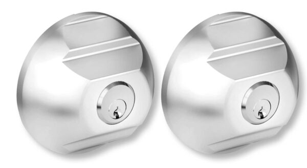 Riferma Van Coppia Cilindro Cam Lock in alluminio Grigio