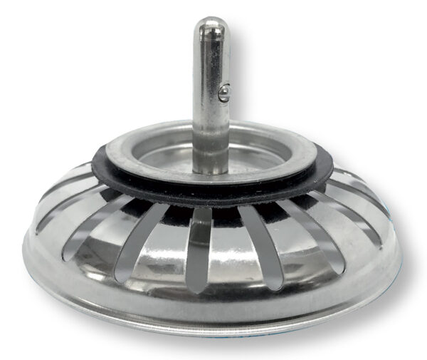 Cestello per lavello lux inox c/perno lungo diam.83MM