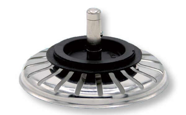 Cestello per lavello lux inox c/perno corto diam.83MM