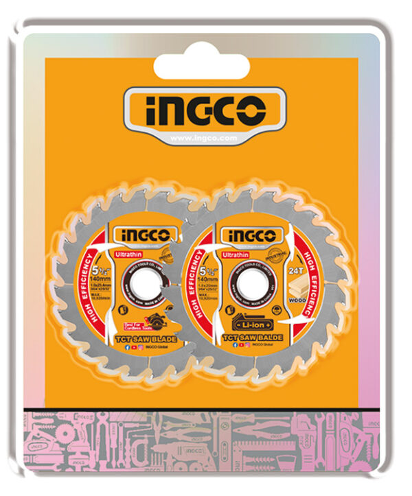 Set 2 Dischi 140MM taglio legno per CSLI1402 - immagine 2