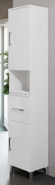 Colonna bagno venere cm.31,6x33,5x195h bianco lucido