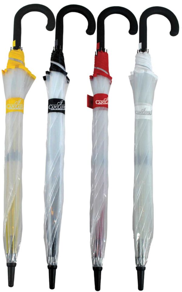 Ombrello automatico trasparente ultrastrong all fiber  POE - immagine 2