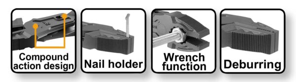 Pinza 180MM ad azione combinata - immagine 5