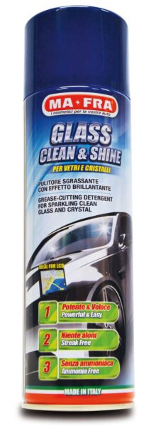 Pulitore sgrassante e brillante Glass Clean e Shine 500ml