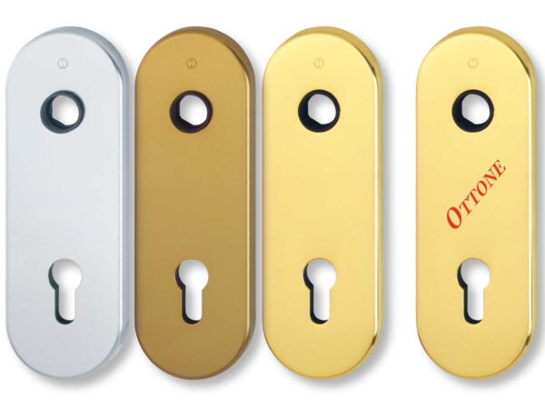 Placca per porte di ingresso foro Yale