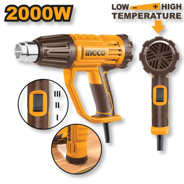 Termosoffiatore 2000W c/accessori