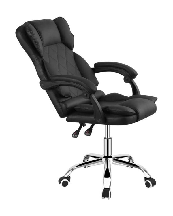 Poltrona ufficio Milo nero 65x67x112/122h - immagine 2