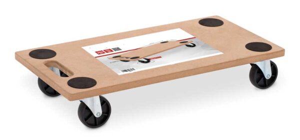 Carrello Piano in Legno 300x600MM Max 200 KG.