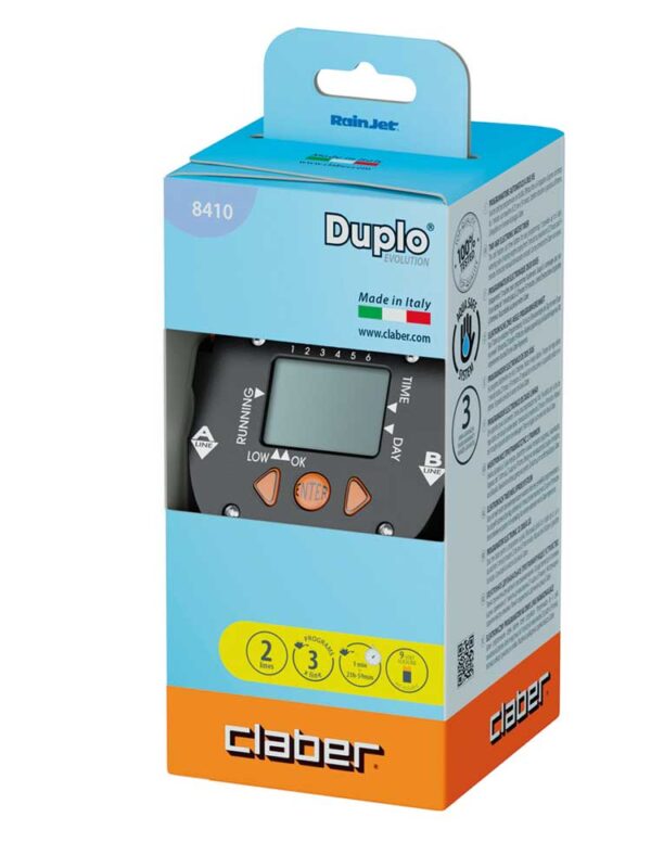 Programmatore di irrigazione Aquadue Duplo Cf.In Blister - immagine 2