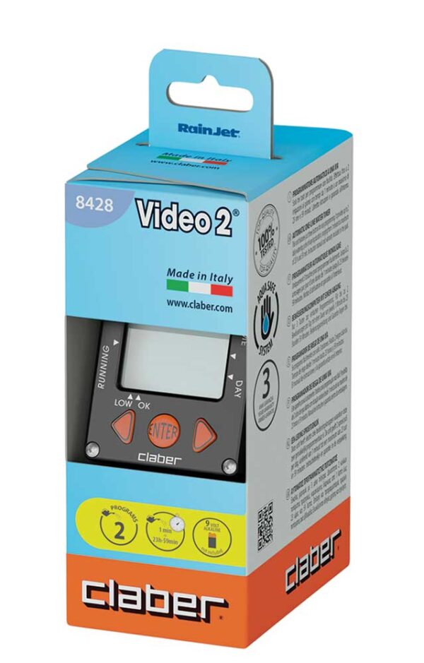 Programmatore di irrigazione Video-2 Cf.In Blister - immagine 2