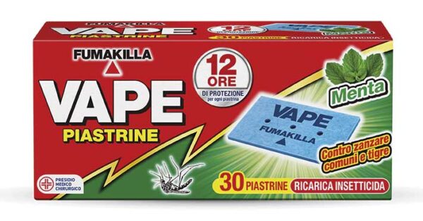 Vape piastrine mista menta/geranio 30 pezzi art.GA21123