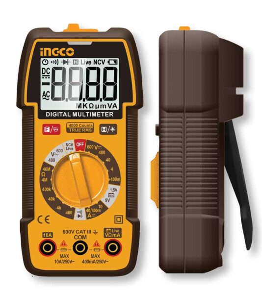 Multimetro Digitale Tascabile 600V Ingco