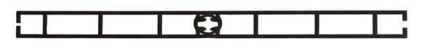Pannello aggiuntivo per Porta a Soffietto 10MM x 14.8CM H.215