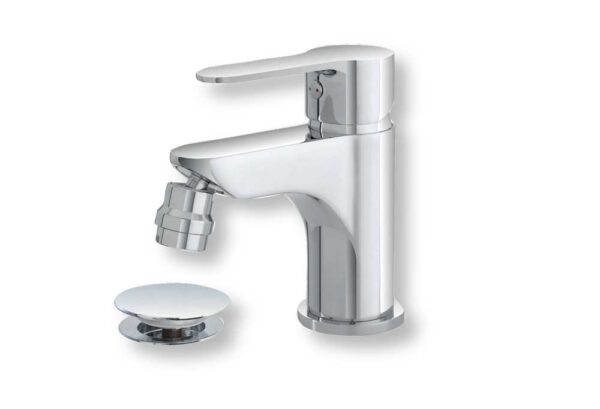 Miscelatore Bidet Tris, cartuccia da 35, con basetta e flessibili