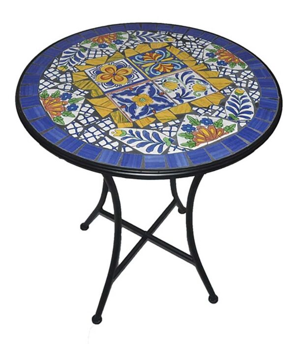 Tavolo Blu Makari tondo D.60 cm