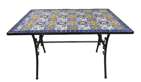Tavolo Blu Makari cm.120x80