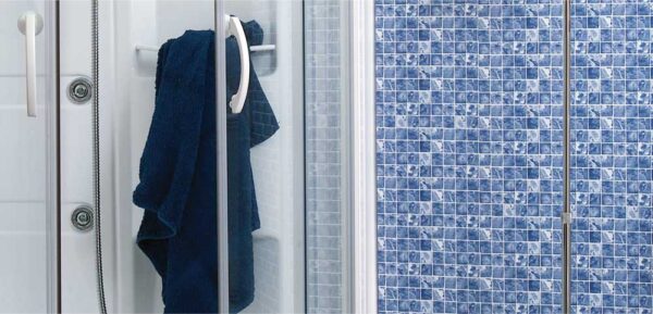 Plastica autoadesiva Bonita cm.45 mosaico Mosaic Blue - immagine 2