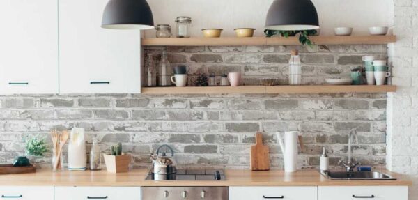 Plastica autoadesiva Bonita cm.45 muro White Brick - immagine 2