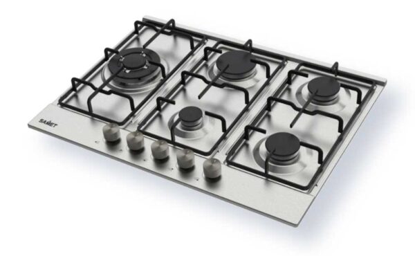 Piano Cottura Inox Ercole 70CM 5 Fuochi