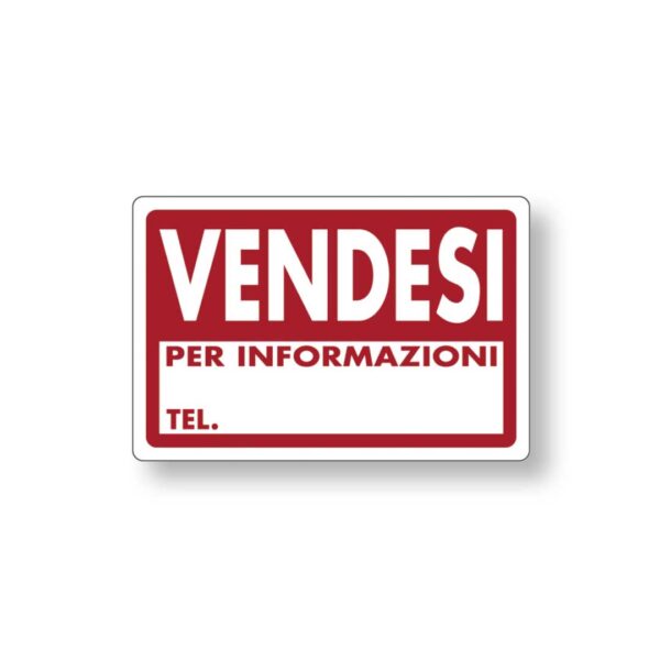 Targa 20x30 Vendesi (Busta 10pz)