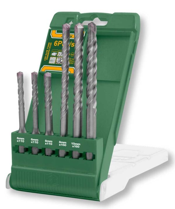 Set 6 Punte Muro SDS Plus