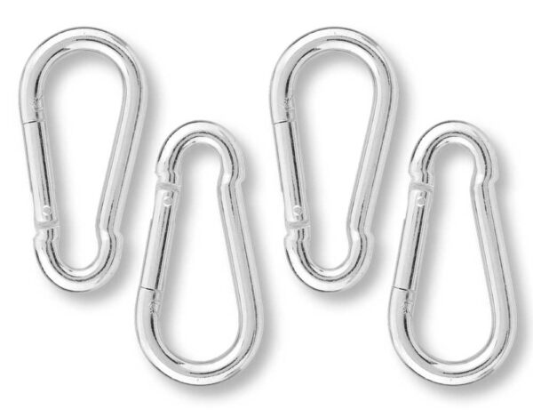 Set 4 Moschettoni Pompiere 50MM