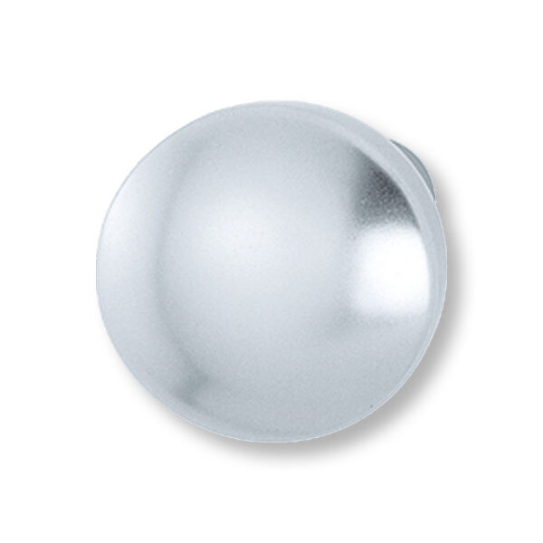 Pomolo Alluminio Argento F1 8MM M10 D.60MM art.84