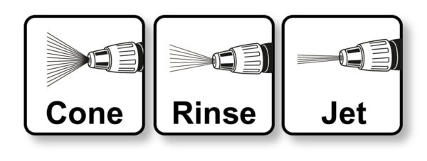 Pistola Irrigazione 3 getti Ingco - immagine 2
