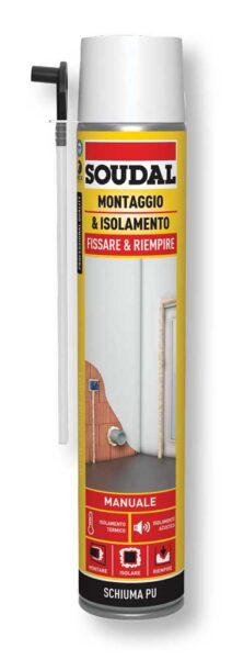 Schiuma Poliuretanica Montaggio e Isolamento Manuale 300ML Champagne