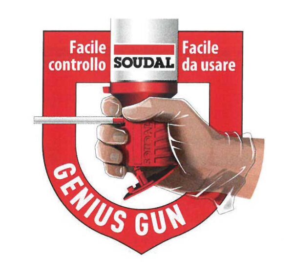 Schiuma Poliuretanica Montaggio e Isolamento Genius Gun 750ML Promo - immagine 2