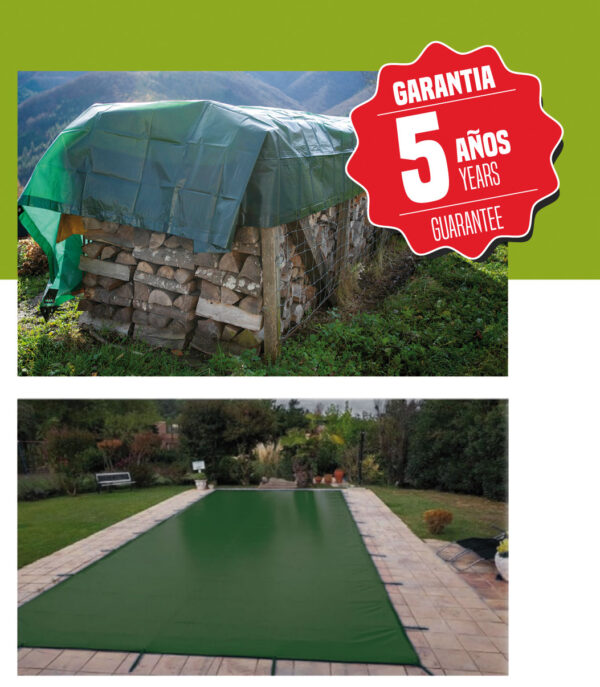 Telo Polietilene Occhiellato Verde Bikain 90gr/mq - immagine 2