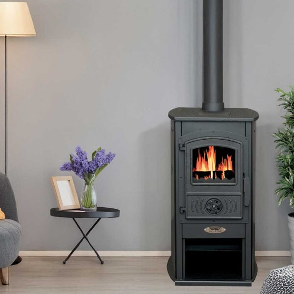 Stufa a Legna Ghisa Katerina 8.45Kw - immagine 2