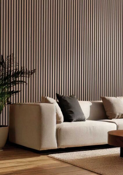 Pannello Murale Doghe Fonoassorbente cm.280x60