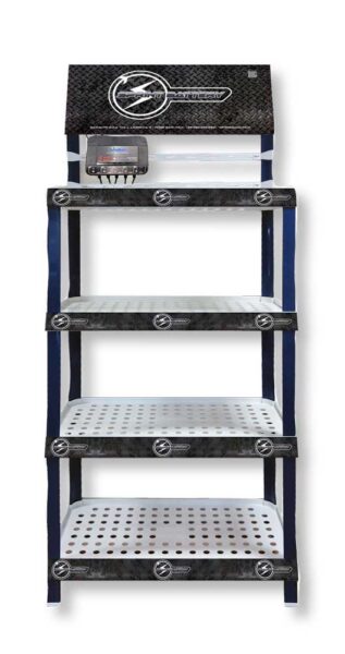 Espositore Batterie Sprint con Caricabatterie Unibat