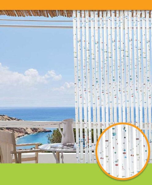 Tenda SPAGHETTO Glitter in PVC Confezionata