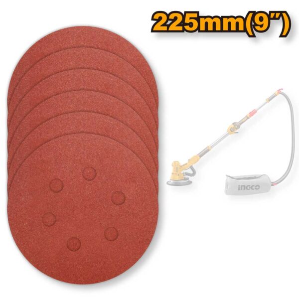 Set 30 Carta Abrasiva 225MM per Levigatrice Giraffa DWS10501