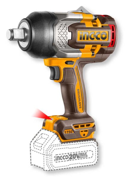 Avvitatore ad Impulsi 20V da 3/4P. 1750N.m Nudo