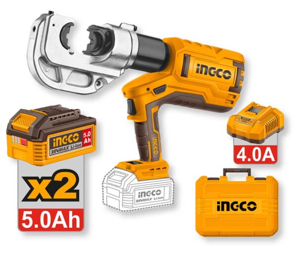 Crimpatrice Idraulica a Batteria 20V 2Bat.5Ah+caricab.+valigetta