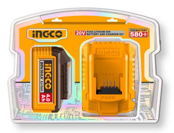 Battery Pack con 1 Batteria da 4ah + Caricabatterie