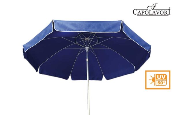 Ombrellone mare Luxury d.240 8 stecche colore blu