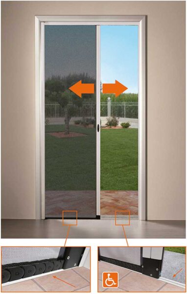 Zanzariera Orizzontale per porte "Tanke" 250x135CM