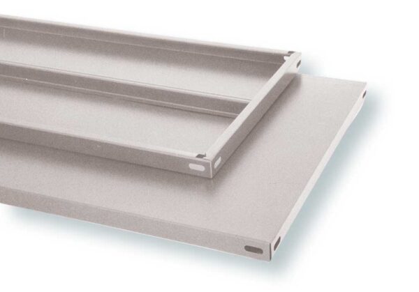 Ripiano Unificato per Scaffalature a Gancio/Bullone Grigio Chiaro