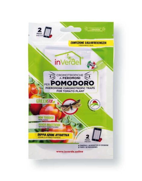 Trappola per pomodoro adesive cromotropiche a feromoni