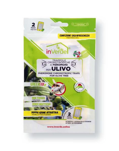 Trappola per piante ulivo adesive cromotropiche a feromoni