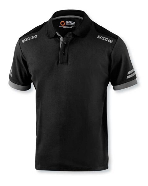 Polo Sparco Tech Toledo Nero/Grigio