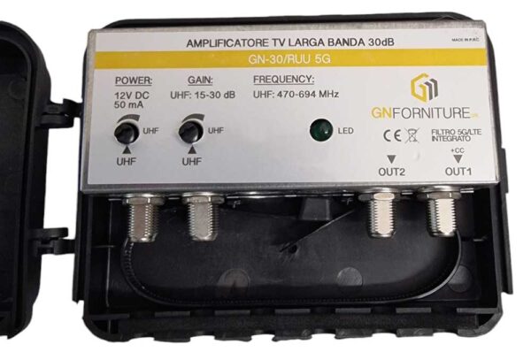 Amplificatore TV Banda Larga 30dB