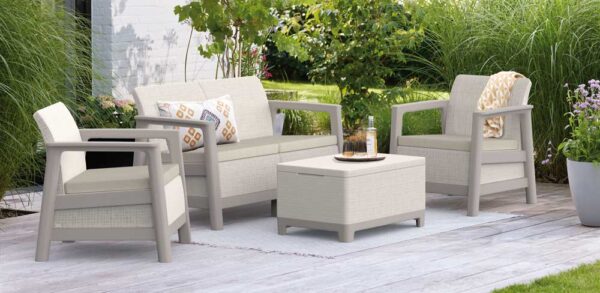 Salotto Scandi Lounge Set Light Beige